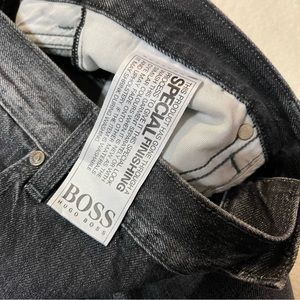 NWOT Boss Hugo Boss Black Washed Jeans 40x34